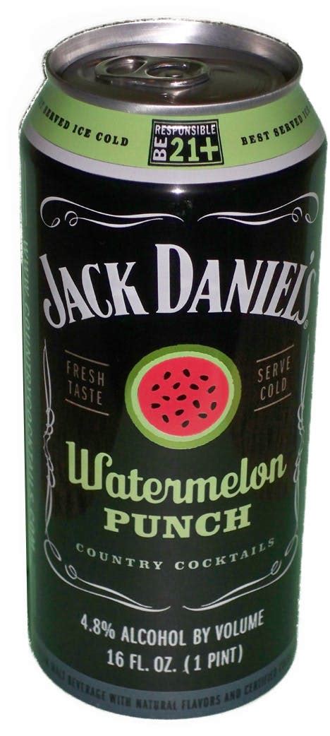 Jack Daniel's Country Cocktails Watermelon Punch 6 pack 10 oz. - Buster ...