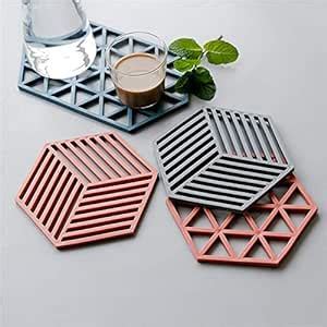 Buy Pepplo Trivet Mats Pack Silicone Table Mats Heat Resistant Hot Pans Non Slip Pot Holders