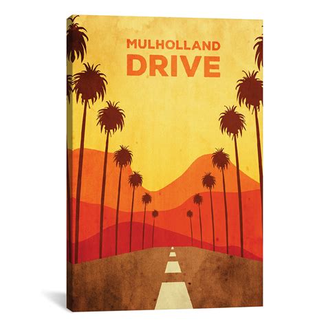 Mulholland Drive // Alternative Poster (26"W x 18"H x 0.75"D) - Popate ...