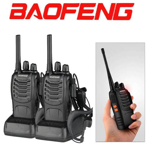 X Baofeng Bf A Uhf Two Way Ham Radio W Ctcss Mah Battery Walkie