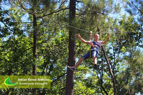 Parc Accrobranche En Ard Che Indian Forest De Coux