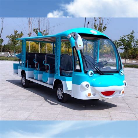 Cartoon Design Lithium Battery 14 Seater Tour Car 14 Passengers