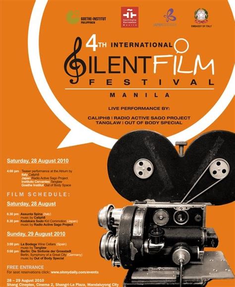 4th International Silent Film Festival 2010 | Indie Escape