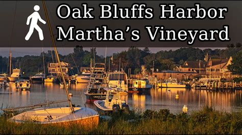 Beautiful Walk Oak Bluffs Harbor At Sunrise Martha S Vineyard YouTube