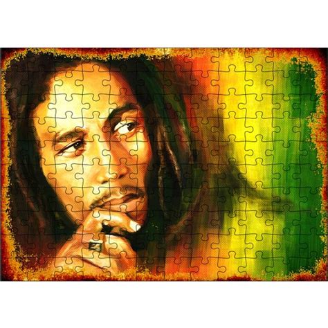 Tablomega Ah Ap Mdf Puzzle Yapboz Retro Bob Marley Par A Fiyat