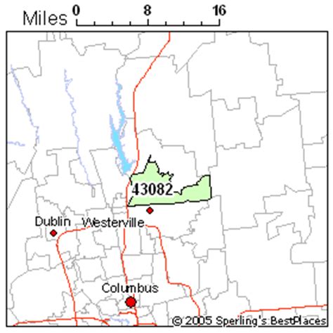 Westerville Zip Code Map