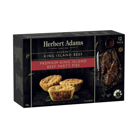 Calories In Herbert Adams Gourmet King Island Beef Party Sausage Rolls