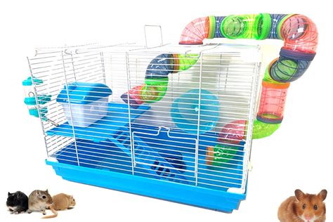 Large Multi-Floors Hamster Mansion Mouse Habitat Gerbil Home Rat House ...