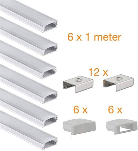 Led Profielen Alu Meter Buiten Mm Binnenmaat