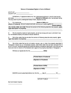 Waiver Of Rights Fill And Sign Printable Template Online