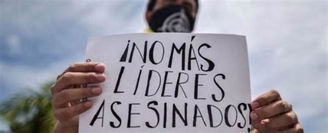 Denuncian Asesinato De Otro L Der Social En Colombia