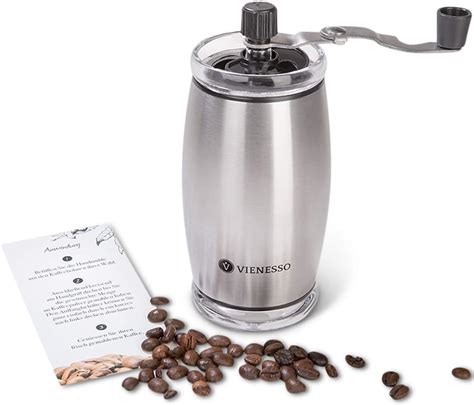 Vienesso Manual Coffee Grinder With Adjustable Ceramic Conical Burr