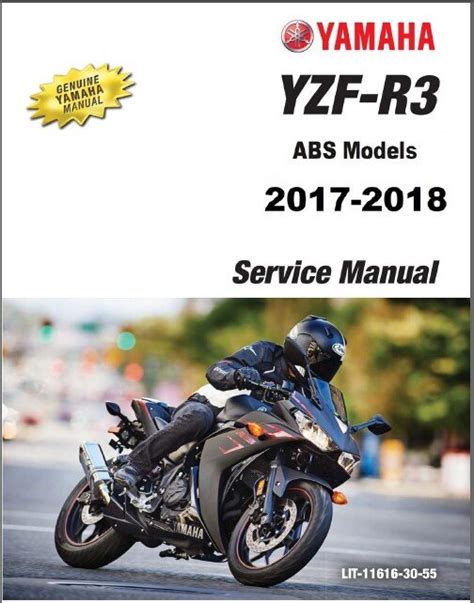 2017 2018 Yamaha Yzf R3 Abs Models Service Repair Manual Cd