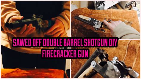 Homemade Firecracker Gun Homemade Sawed Off Double BarrelОбрез под