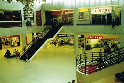 Science Fiction Style Shopping Mall Where It Was Like Summer All