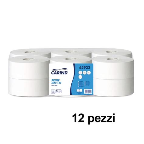 Mini Jumbo Super Mini Rotoli Carta Igienica 12 Pezzi Internova 2000