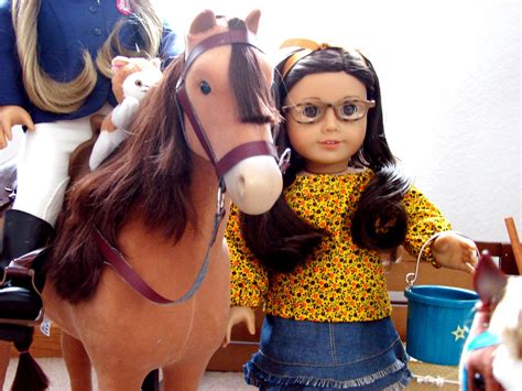 American Girl Doll Play Doll Play With The Horses