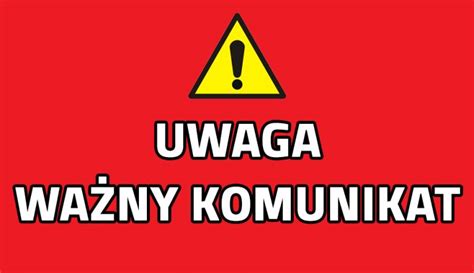 Uwaga Ważny komunikat Zarządca Wspólnot Mieszkaniowych