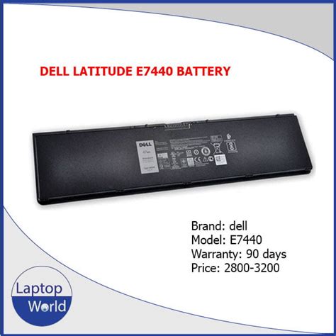 New E E Original Battery For Dell Latitude Laptop World Dhaka