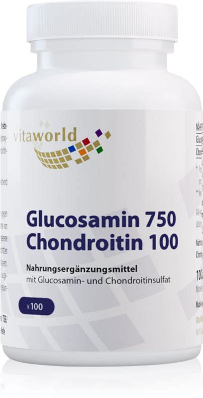 Vita World Glucosamin 750 Chondroitin 100 Kapseln Nährstoffversorgung