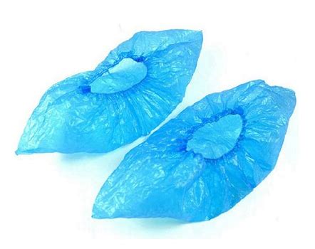 Calzas Cubrezapatos De Plastico Azules Desechables Bolsa De Uds