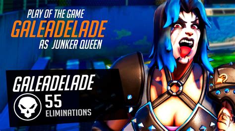 GALE JUNKER QUEEN IS OP 55ELIMS POTG OVERWATCH 2 SEASON 4 TOP 500