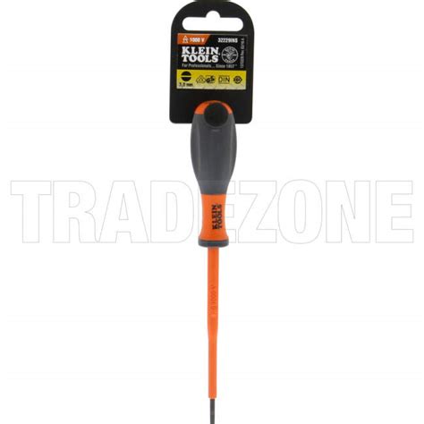 A 32229 Ins Klein Tools 1000v 100mm Vde Insulated Screwdriver 30mm