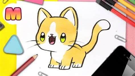 Como Dibujar Un Gato Kawaii Facil Paso A Paso Como Dibujar Un