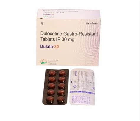 Dulata 30 Mg Duloxetine Gastro Resistant Tablets At Rs 110 Strip