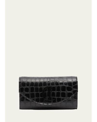 Black Christian Louboutin Wallets And Cardholders For Women Lyst