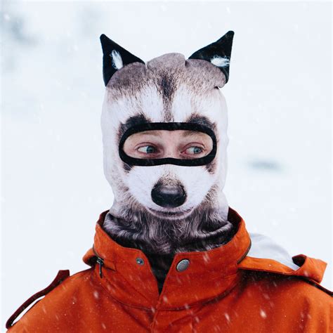 Animal Facemask Raccoon Ski Mask Beardo®