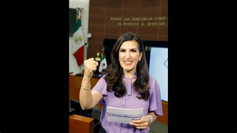 Senadora Kenia López Rabadán En La Contramañanera Conferencia De Prensa Youtube