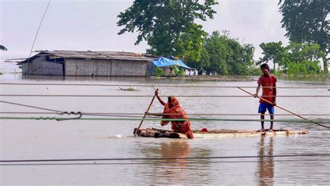 Assam Floods Nearly 36 Lakh People Affected Death Toll Rises To 66