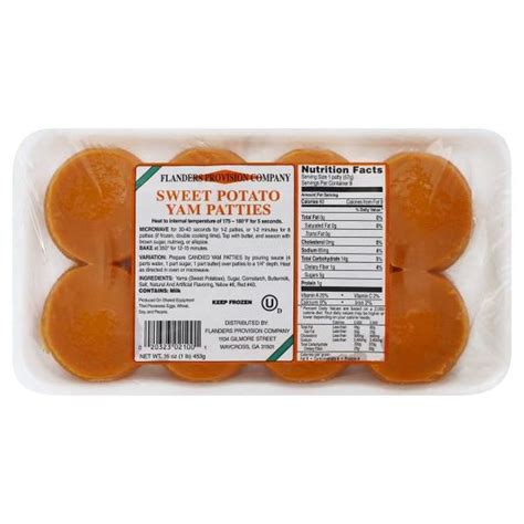 Flanders Yam Patties Sweet Potato 16 Oz Delivery Or Pickup Near Me Instacart Yams