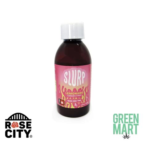 Slurp Pink Lemonade Syrup 1000mg Green Mart Beaverton