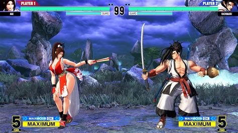 Mai Shiranui Vs Haohmaru Hardest AI KOF XV PS5 4K 60FPS YouTube