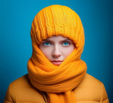 Premium Ai Image Woman Wearing Winter Clothes