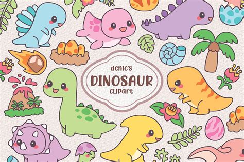 Cute Clipart Dinosaur