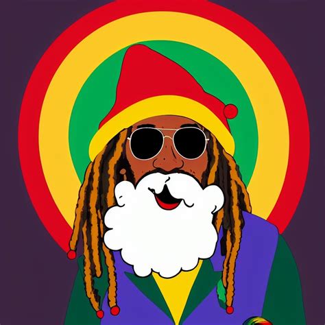 Artstation Happy Hippie Santa Set Artworks