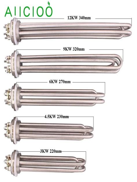 DN40 Heating Resistance Immersion 220V 380V 3KW 4 5KW 6KW 9KW 12KW