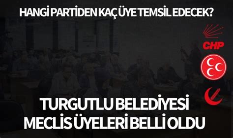 Turgutlu Belediyesi meclis üyeleri belli oldu Turgutlu Yankı