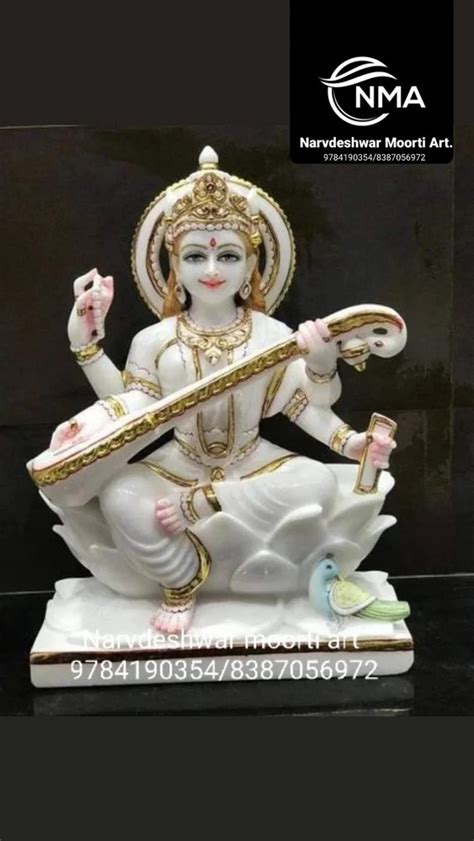 White Marble Saraswati Statue Temple At Rs In Jaipur Id