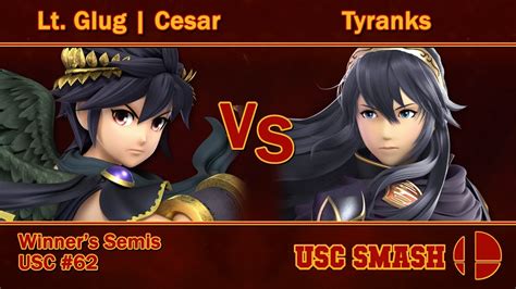 USC Smash Biweekly 62 Lt Glug Cesar Dark Pit Vs Tyranks Lucina