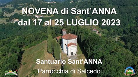 Anteprima NOVENA Sant ANNA SALCEDO 2023 YouTube