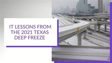 2021 Texas Freeze - IT Lessons - Texas Power Grid - Aeko Technologies