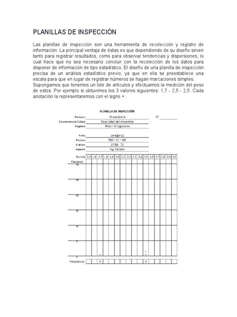 PDF Planillas de Inspección DOKUMEN TIPS