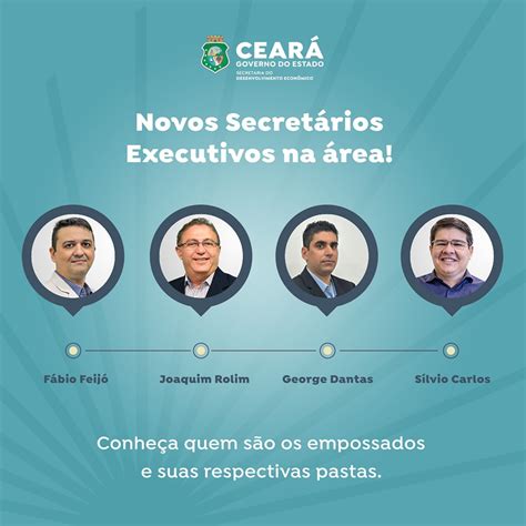 Elmano confirma executivos para área econômica do Ceará confira DOM