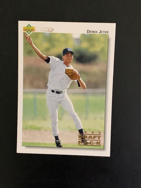 At Auction 1992 Upper Deck Derek Jeter Yankees Minor League Rookie