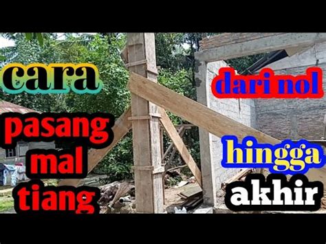 Cara Memasang Mal Tiang Cor Youtube