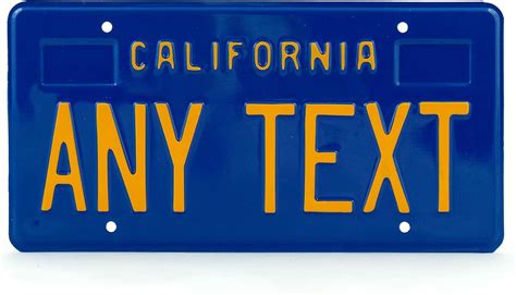 California Us Usa License Plate Number Plate India Ubuy